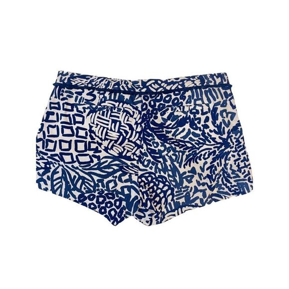 Lilly Pulitzer Adie Shorts Indigo Home Slice Size 6 - Picture 5 of 7